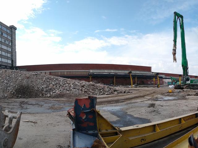 Abbruch der Bestandsgebäude Grasbrook